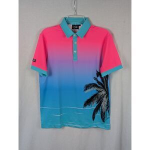 Sunday Swagger West Palm Ombre Golf Polo Men's Size Small NWT